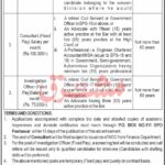 Apply Now for Advisor, Consultant & Investigation Officer Posts in Public Sector Organization Khyber Pakhtunkhwa - June 2025