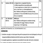 UET Lahore Jobs 2025 – Apply for Assistant & Lab Attendant Positions