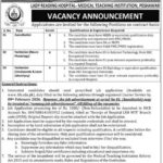 Lady Reading Hospital Peshawar Jobs 2026 – Apply Online for Medical & Technical Posts