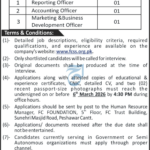 FC Foundation Peshawar Jobs 2026 – Apply for Reporting, Accounting & Marketing Posts