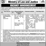 Ministry of Law and Justice Jobs 2026 – Consultant (MP-II) Vacancy Announcement