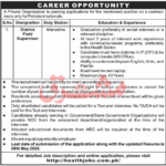 District Field Supervisor Jobs in Mansehra 2026 – Private Organization Recruitment