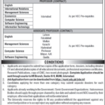 NUML Islamabad Jobs 2026 – Apply for Professor & Associate Professor Positions