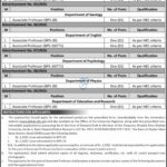 Khushal Khan Khattak University Karak Jobs 2026